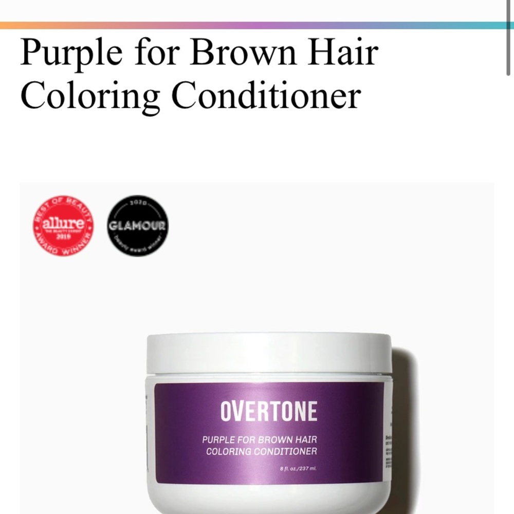 OVERTONE PURPLE FOR BROWN HAIR
